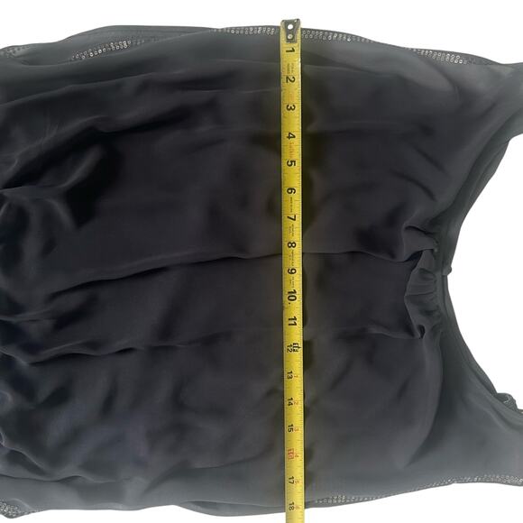 Cache Gray Sheath Mini Dress Sleeveless Scoop Neck - Picture 16 of 16